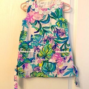 Lilly Pulitzer mermaid in the shade dress